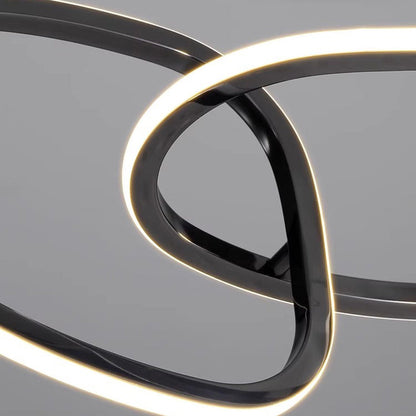 Royelux Modern LED Ring Chandelier Pendant Light for Living Dining Room