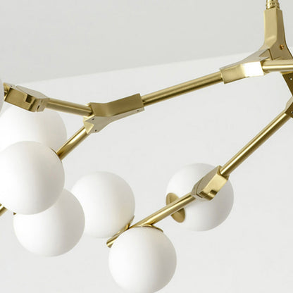 Royelux Modern Branch Bubble Chandelier-Glass Sphere Fixture
