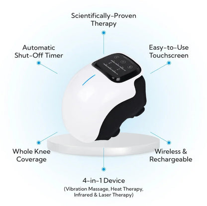 Luxora Knee Massager with Heat Therapy for Pain Relief