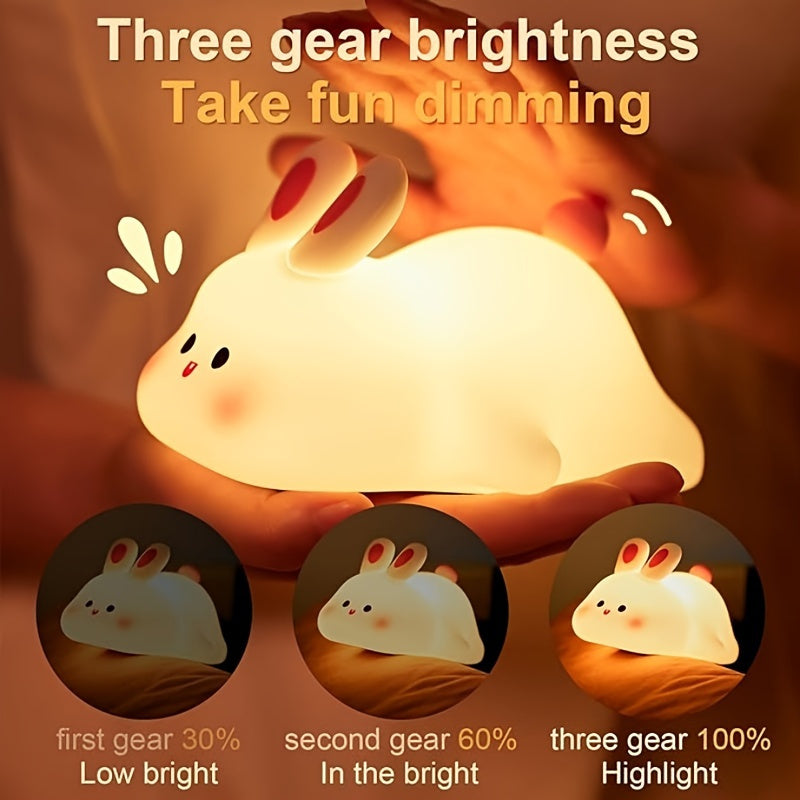 Big Face Rabbit Night Light – Fun, Cozy, and Perfect for Kids - Panda