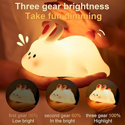Big Face Rabbit Night Light – Fun, Cozy, and Perfect for Kids - Panda
