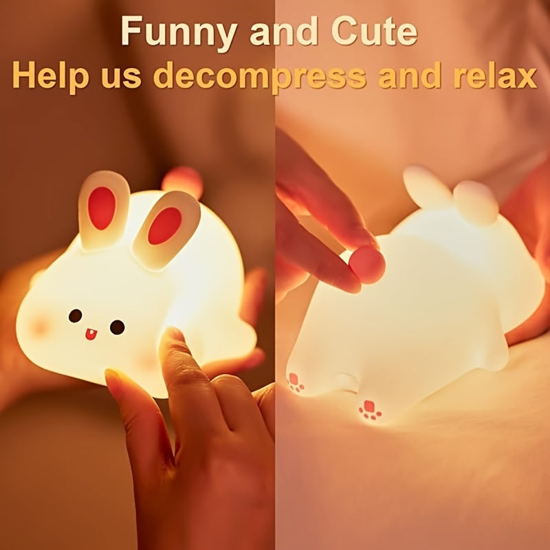 Big Face Rabbit Night Light – Fun, Cozy, and Perfect for Kids - Panda