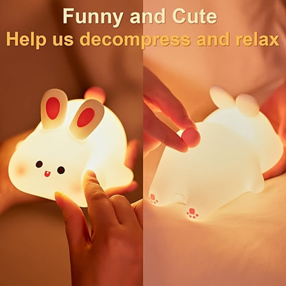 Big Face Rabbit Night Light – Fun, Cozy, and Perfect for Kids - Panda
