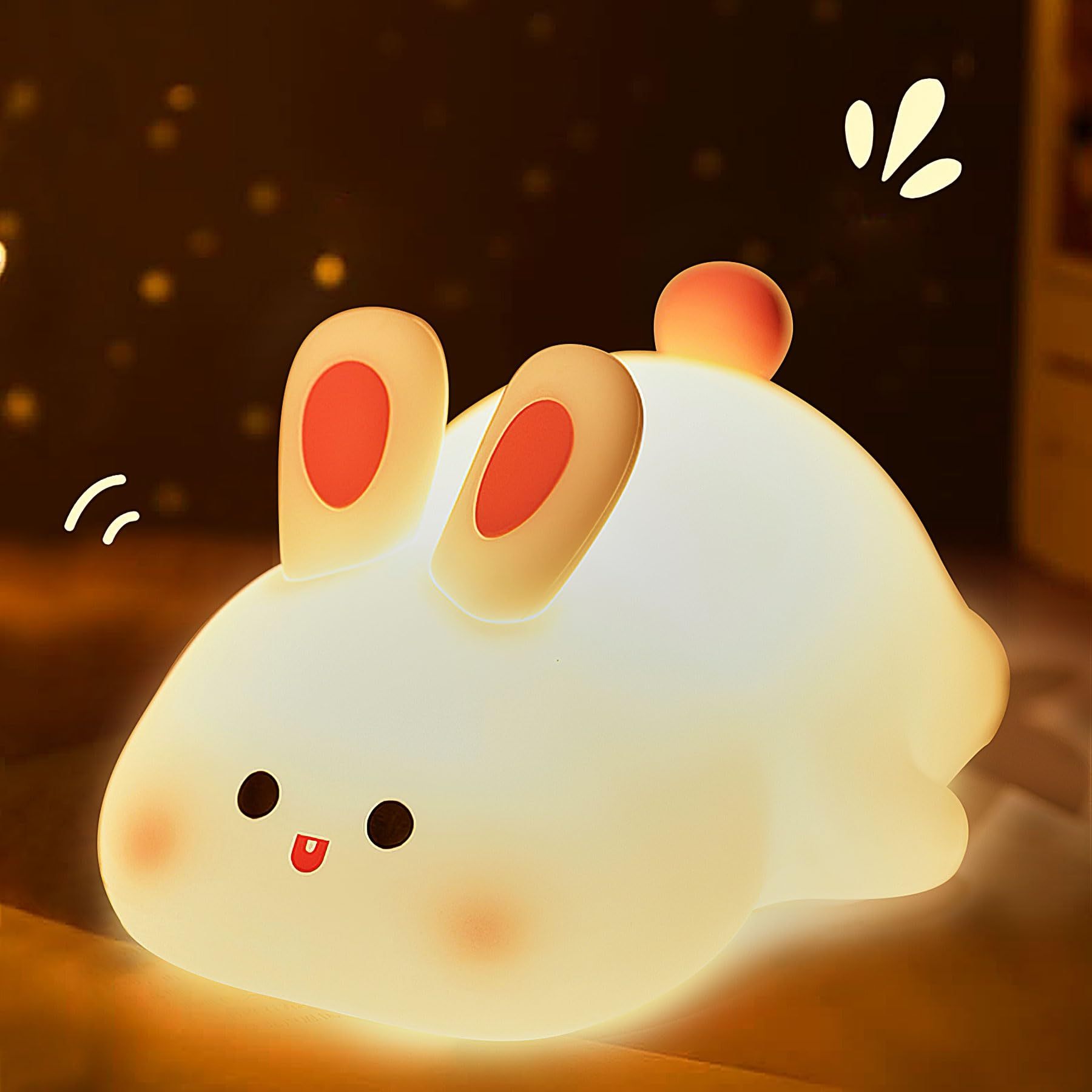 Big Face Rabbit Night Light – Fun, Cozy, and Perfect for Kids - Panda