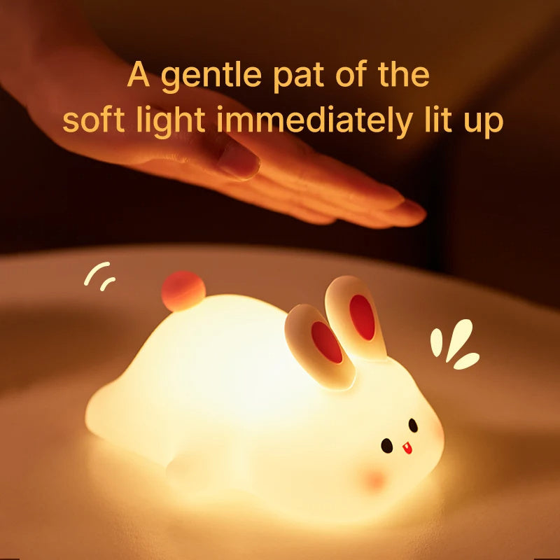 Big Face Rabbit Night Light – Fun, Cozy, and Perfect for Kids - Panda