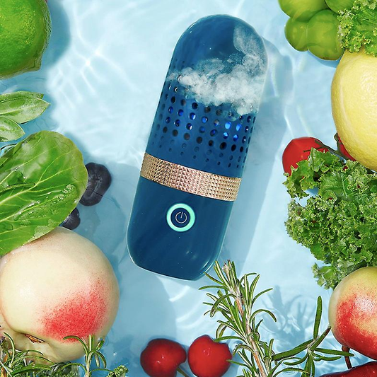 LuxRoyale Capsule Vegetable Washing Machine | Automatic Fruits & Vege Disinfector Home Pesticide Cleaner