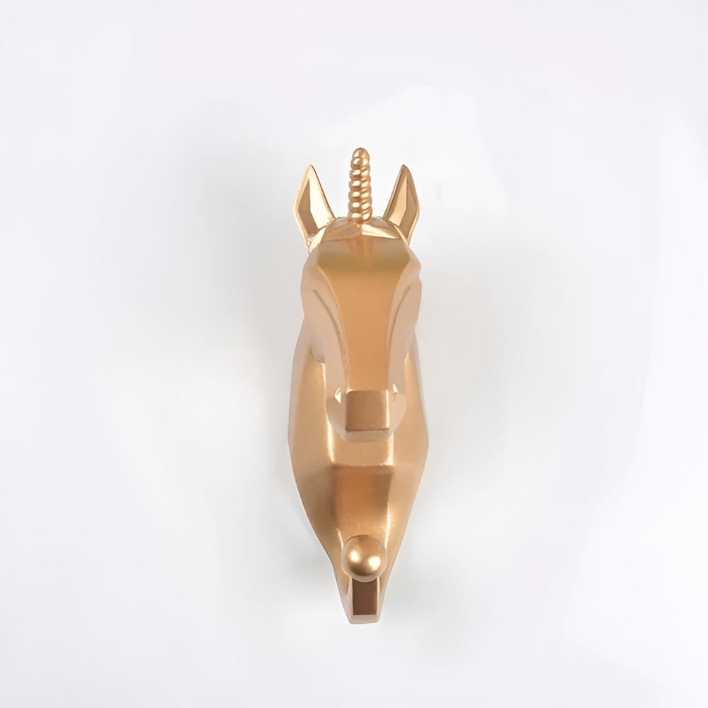 RoyaleGlow Animal Head Wall-Mounted Key Holder Decor