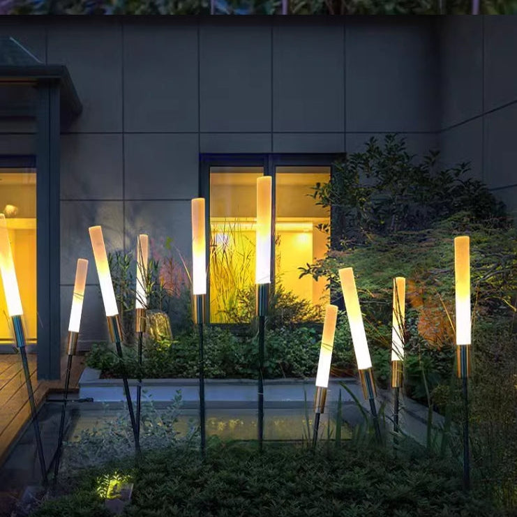 RoyaleGlow Modern Solar LED Path Lights for Outdoor Garden & Landscape