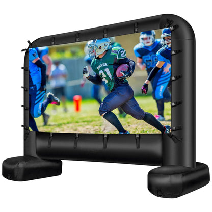 Luxora Outdoor Movie Screen And Projector 14ft Inflatable