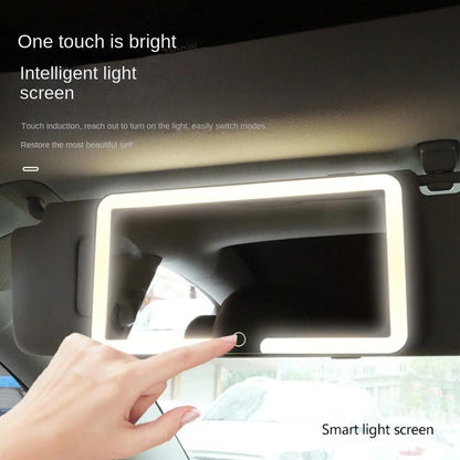 Luxora Led Car Sun Visor Vanity Mirror with Touch Control