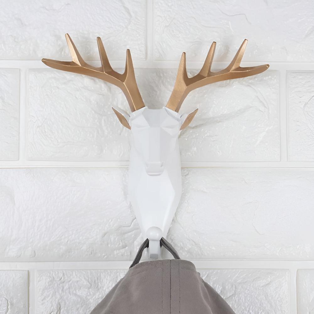 RoyaleGlow Animal Head Wall-Mounted Key Holder Decor