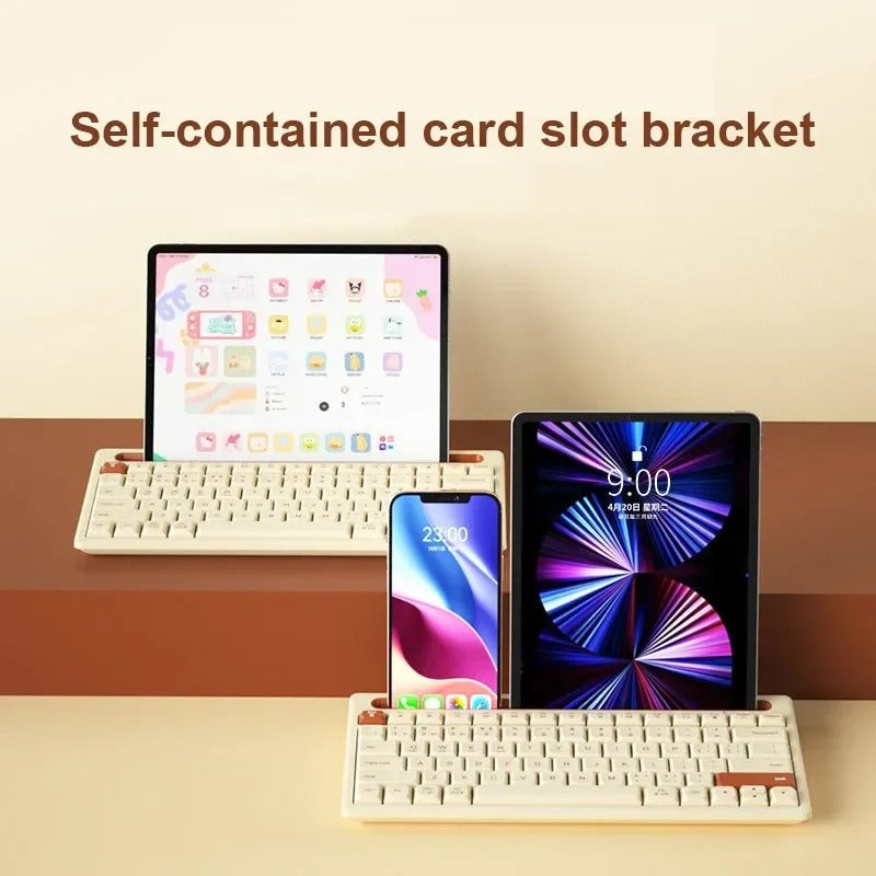 Luxora Wireless Bluetooth Tablet Keyboard for Multidevice Use