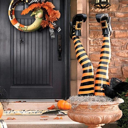 Royaleva Witch Leg Stakes, Set Of Two Yard Halloween Decoration