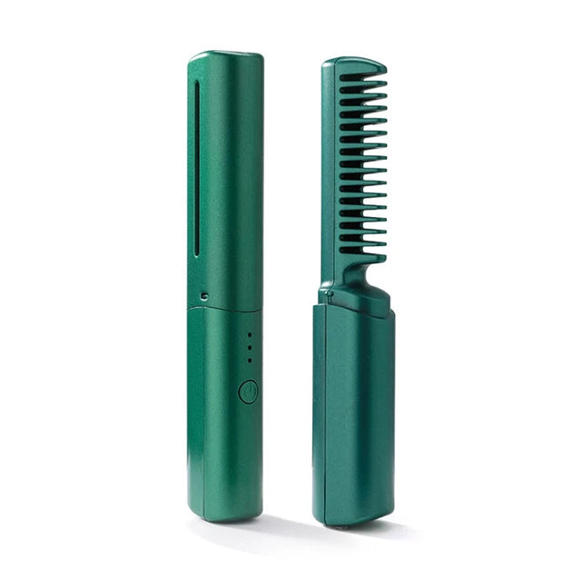 Royallure Cordless Hair Straightening Brush - Fast Heating, Frizz-Free Styling, & Long-Lasting Battery