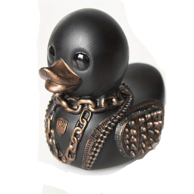 1PCS Duckieville Duck Satan Duck Punk Duck Death Rock Duck Resin Crafts Suitable for Halloween Party Decorations, Room Desktop D 3