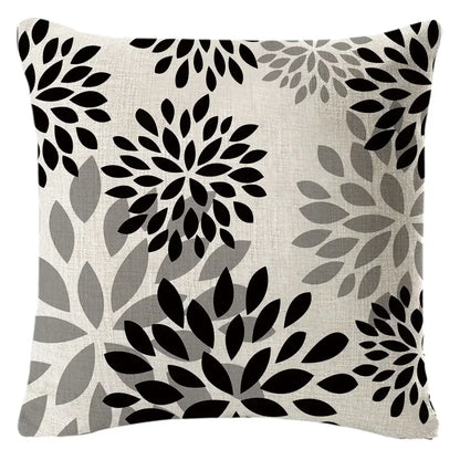 1PC Geometric Figure Linen Pillowcase Home Sofa Bedroom Decoration Pillow Polyester Pillow Car Cushion Cover 45x45cm 13