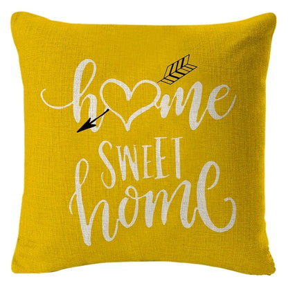 1PC Geometric Figure Linen Pillowcase Home Sofa Bedroom Decoration Pillow Polyester Pillow Car Cushion Cover 45x45cm 14