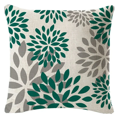 1PC Geometric Figure Linen Pillowcase Home Sofa Bedroom Decoration Pillow Polyester Pillow Car Cushion Cover 45x45cm 20