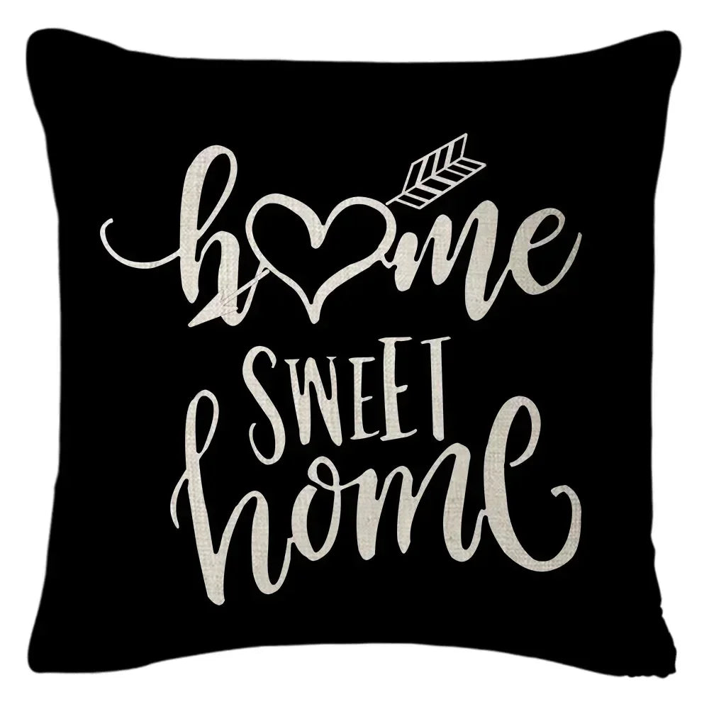 1PC Geometric Figure Linen Pillowcase Home Sofa Bedroom Decoration Pillow Polyester Pillow Car Cushion Cover 45x45cm 22