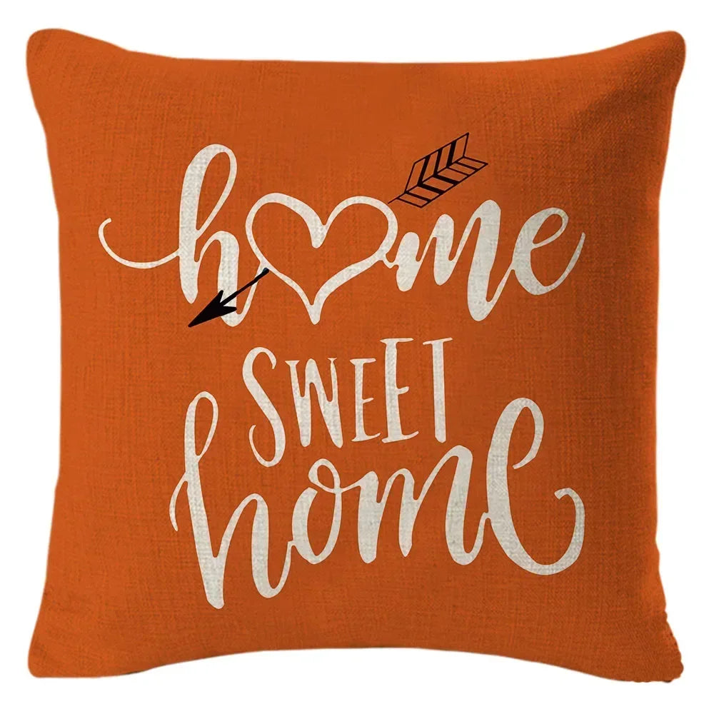 1PC Geometric Figure Linen Pillowcase Home Sofa Bedroom Decoration Pillow Polyester Pillow Car Cushion Cover 45x45cm 6