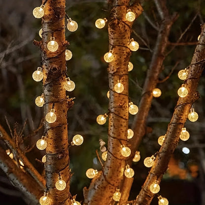 1PC LED Solar String Light Fairy Lights 5m 20LED IP65 Waterproof Outdoor Garden Decorations Halloween Wedding Christmas Lamp 3