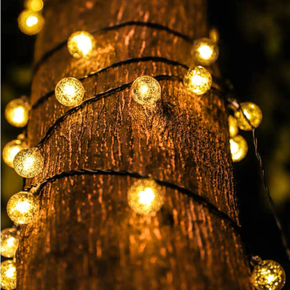 1PC LED Solar String Light Fairy Lights 5m 20LED IP65 Waterproof Outdoor Garden Decorations Halloween Wedding Christmas Lamp 4
