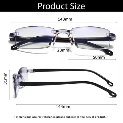 RoyaleGlow Tr90 Titanium Glasses For Reading - Tr90 Eyeglasses