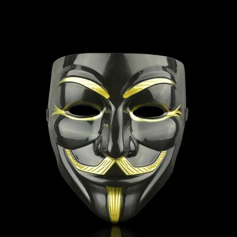 1Pc Halloween Masks V for Vendetta Mask Anonymous Guy Fawkes Halloween Party Gift for Adult Kids Film Theme Mask Cosplay Costume 11