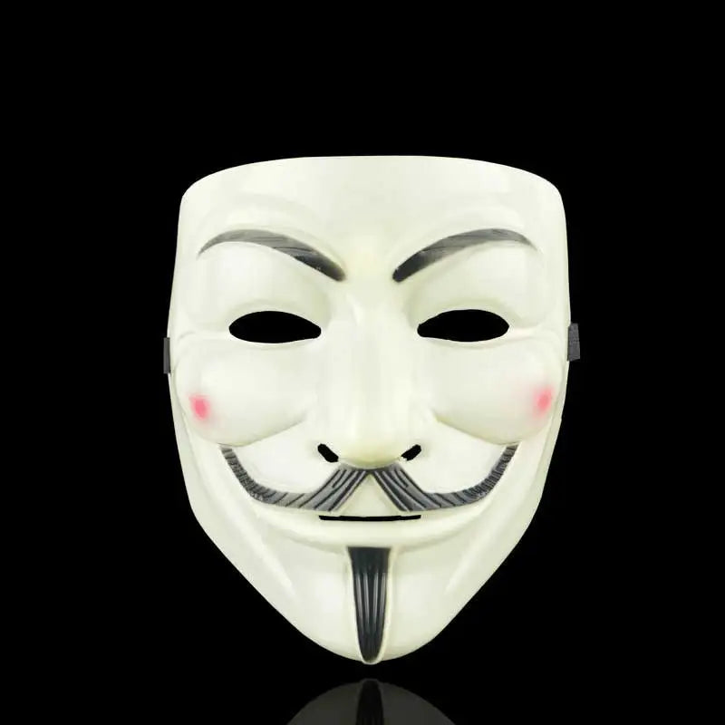 1Pc Halloween Masks V for Vendetta Mask Anonymous Guy Fawkes Halloween Party Gift for Adult Kids Film Theme Mask Cosplay Costume 12