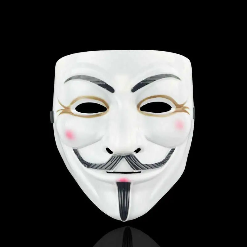 1Pc Halloween Masks V for Vendetta Mask Anonymous Guy Fawkes Halloween Party Gift for Adult Kids Film Theme Mask Cosplay Costume 8