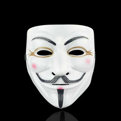 1Pc Halloween Masks V for Vendetta Mask Anonymous Guy Fawkes Halloween Party Gift for Adult Kids Film Theme Mask Cosplay Costume 8