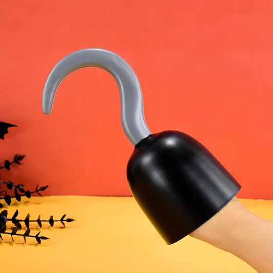 1Pc Halloween Pirate Hook Plastic Pirate Captain Cosplay Costume Accessories Masquerade Party Decoration Supplies Kid Toys Favor 0