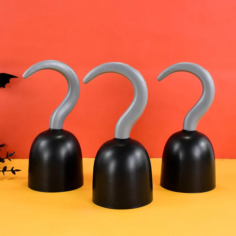 1Pc Halloween Pirate Hook Plastic Pirate Captain Cosplay Costume Accessories Masquerade Party Decoration Supplies Kid Toys Favor 1