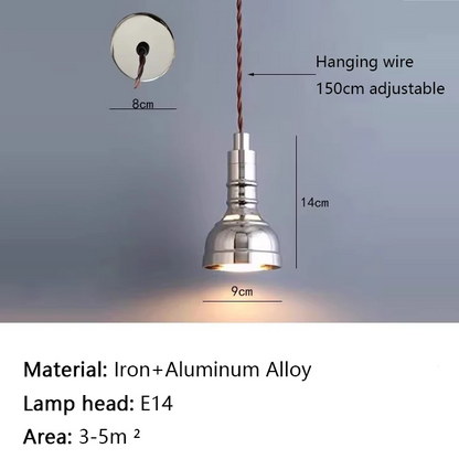 Rayvia Industrial Chic Black Metal Pendant Light for Kitchen Island