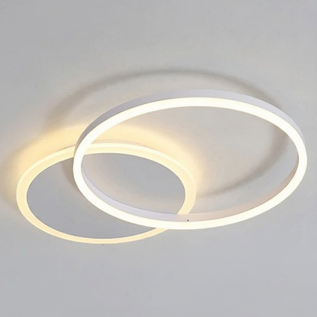 Luxora Floating Ring LED Ceiling Lamp - Modern Minimalist Ambient Fixture
