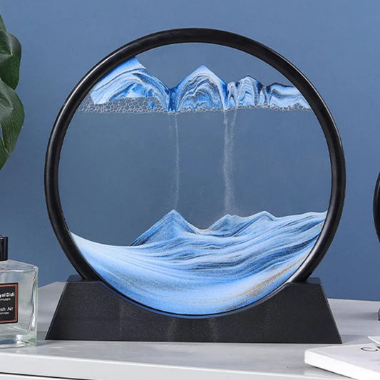 Royaleva Moving Sandscape Desktop Toy for Relaxation