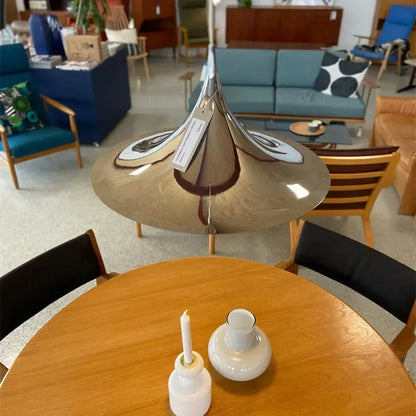 RoyaleGlow Modern Minimalist Cone Pendant Light - Metal Spire Hanging Lamp