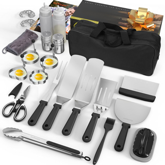 Luxora Complete High-Quality BBQ Griddle Accessories Tool Kit 30PCS