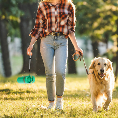Royaleva Dog Poop Picker Upper Claw with Garbage Bag Dispenser