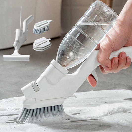 RoyaleGlow 4-In-1 Bathroom Floor and Wall Cleaner Tool