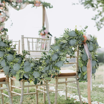 RoyaleGlow Elegant Decorative Faux Eucalyptus Garland