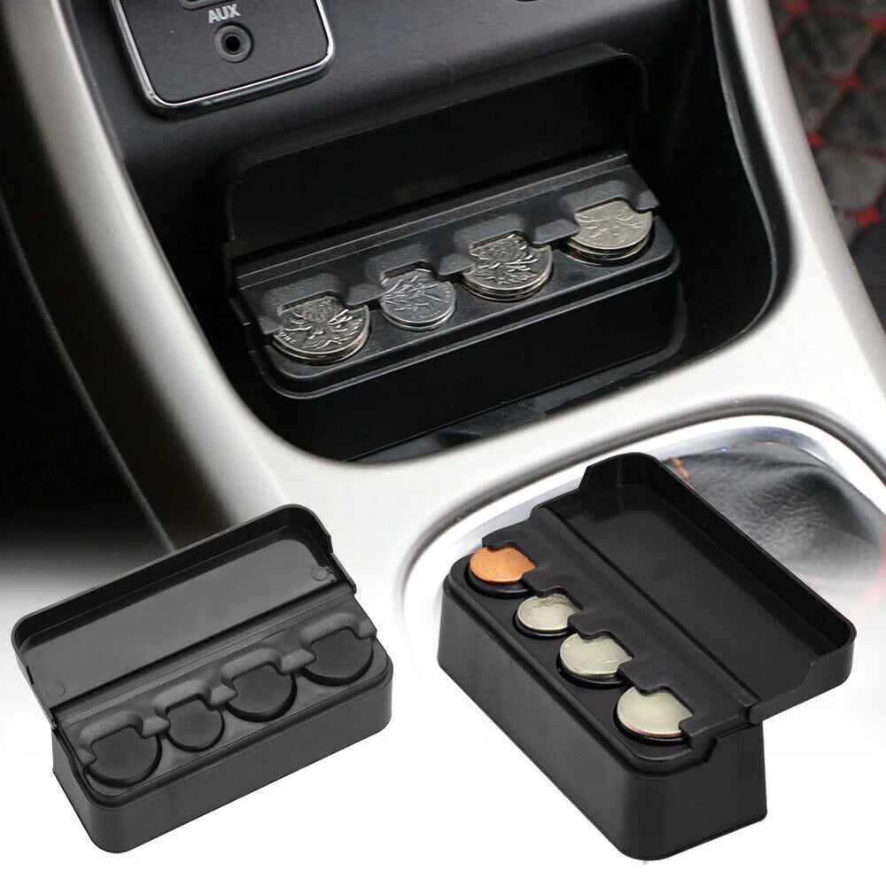 Luxora Car Coin Holder Easy Access Loose Change Storage