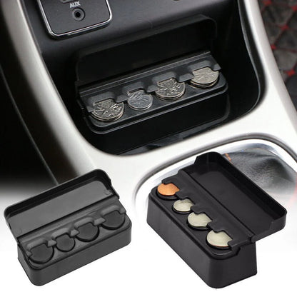 Luxora Car Coin Holder Easy Access Loose Change Storage