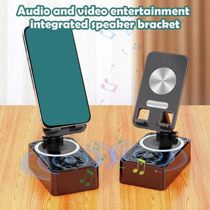Royaleva 4-in-1 Phone Stand with Bluetooth Speaker