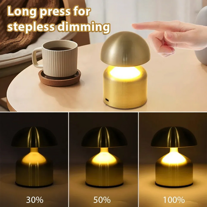 LuxRoyale Cordless Touch Table Lamp With 3 Color Modes