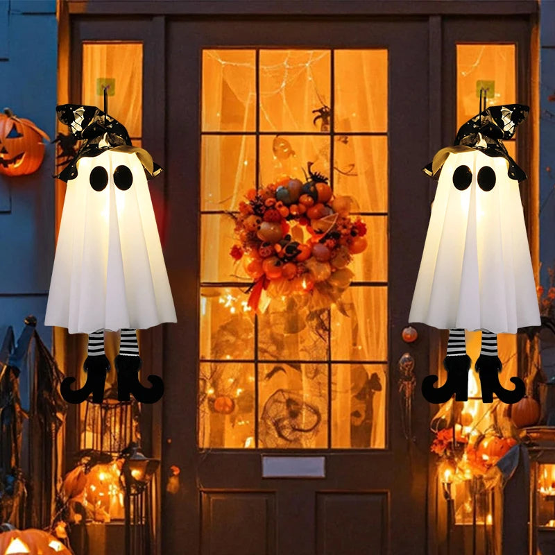 1/2/3pcs Halloween LED Light Up Witch Ghost for Halloween Party Home Indoor Outdoor Yard Decoration Scary Hanging Ornaments Gift 2