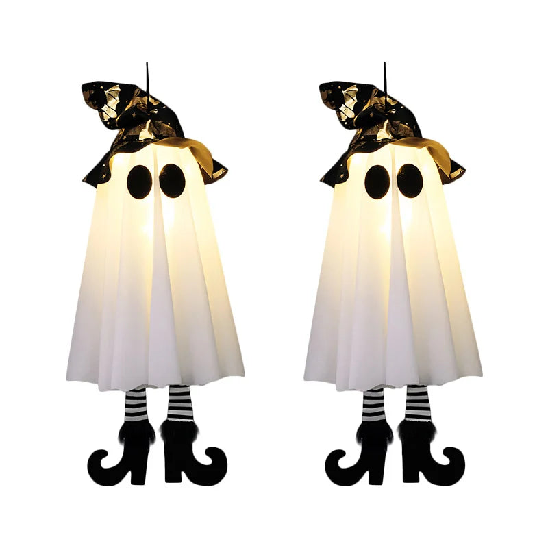 1/2/3pcs Halloween LED Light Up Witch Ghost for Halloween Party Home Indoor Outdoor Yard Decoration Scary Hanging Ornaments Gift 6