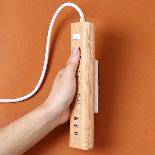 Luxora Adhesive Punch-free Socket Holder for Cord Organization