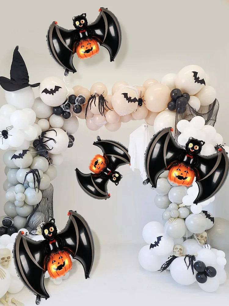 1/3PCS Giant Black Bat Balloons with Wing Party Balloon For Cute Birthday Halloween Foil Balloons Decoraton 4