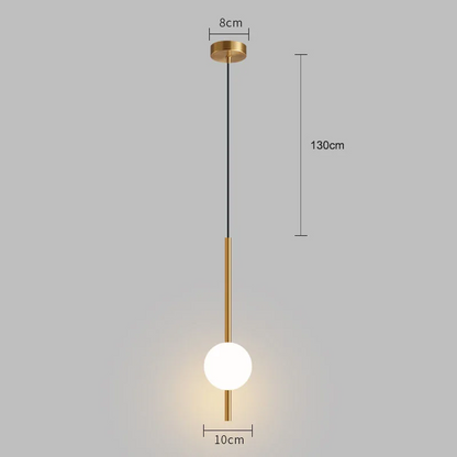 LuxRoyale Modern Minimalist Pendant Light - Hanging Lamp  for Restaurant,  Bedroom, Dining